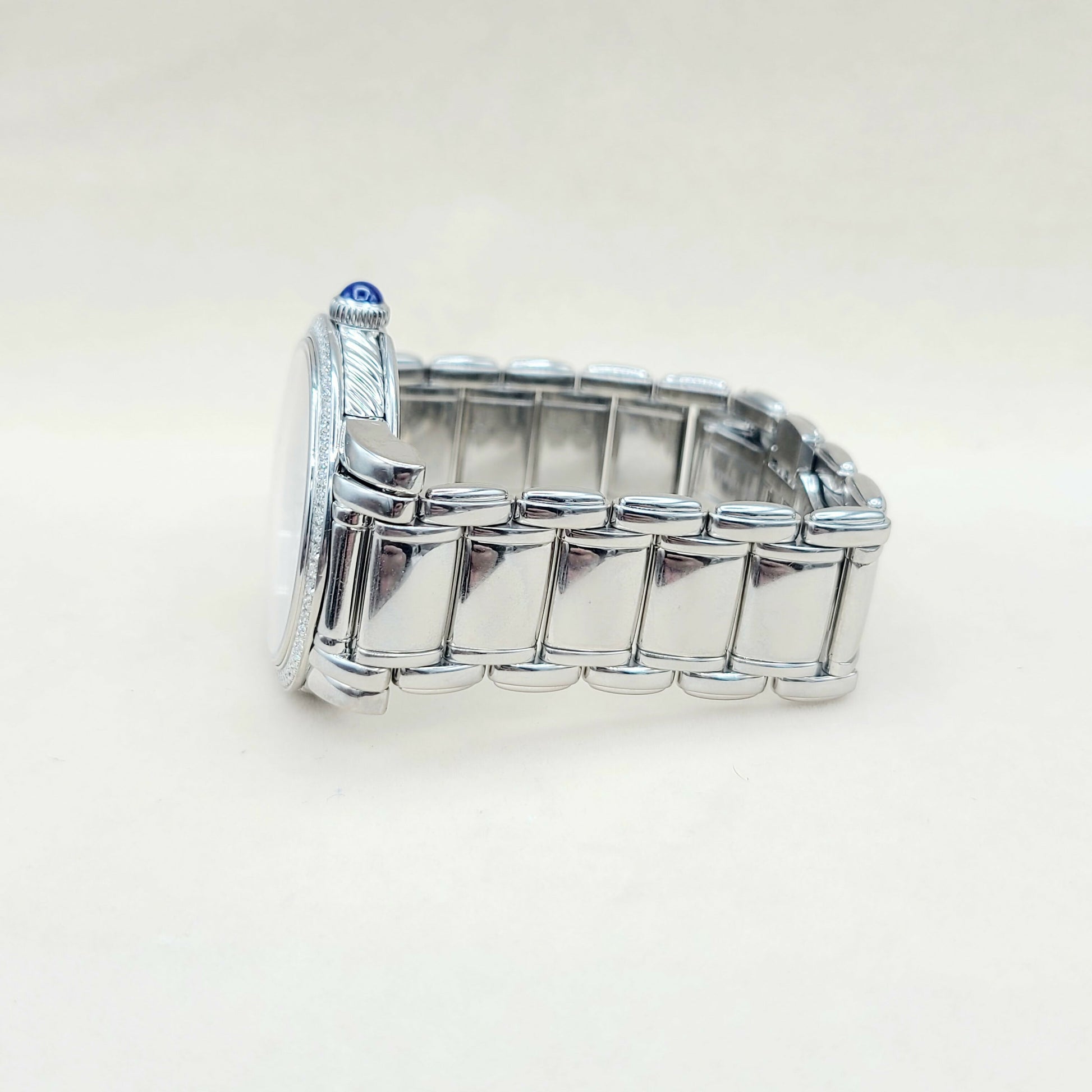    David Yurman Classic Quartz Watch 38mm Diamond Bezel
