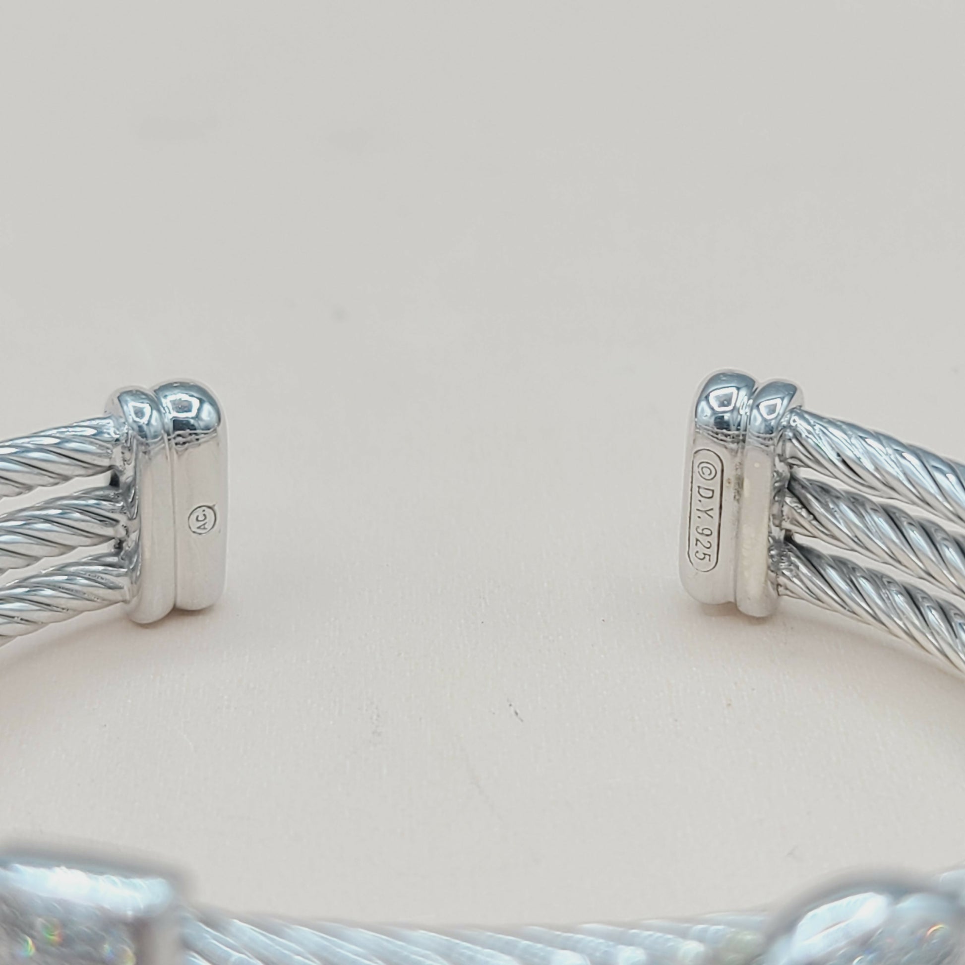    David Yurman Confetti Diamond Bracelet Three Row