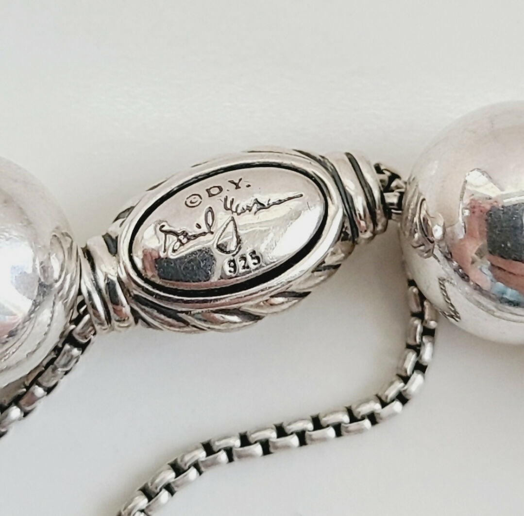    David Yurman Elements Bead Necklace – Black Onyx & Hematite