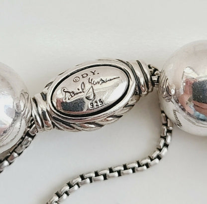    David Yurman Elements Bead Necklace – Black Onyx & Hematite