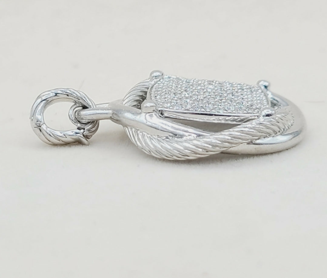    David Yurman Infinity Large Pendant – Diamonds