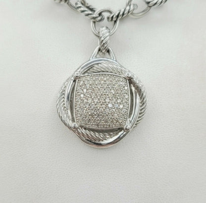    David Yurman Infinity Large Pendant – Diamonds