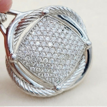    David Yurman Infinity Large Pendant – Diamonds