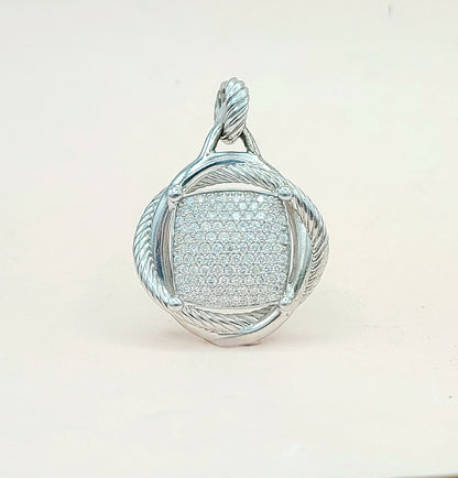   David Yurman Infinity Pendant Large with Diamonds