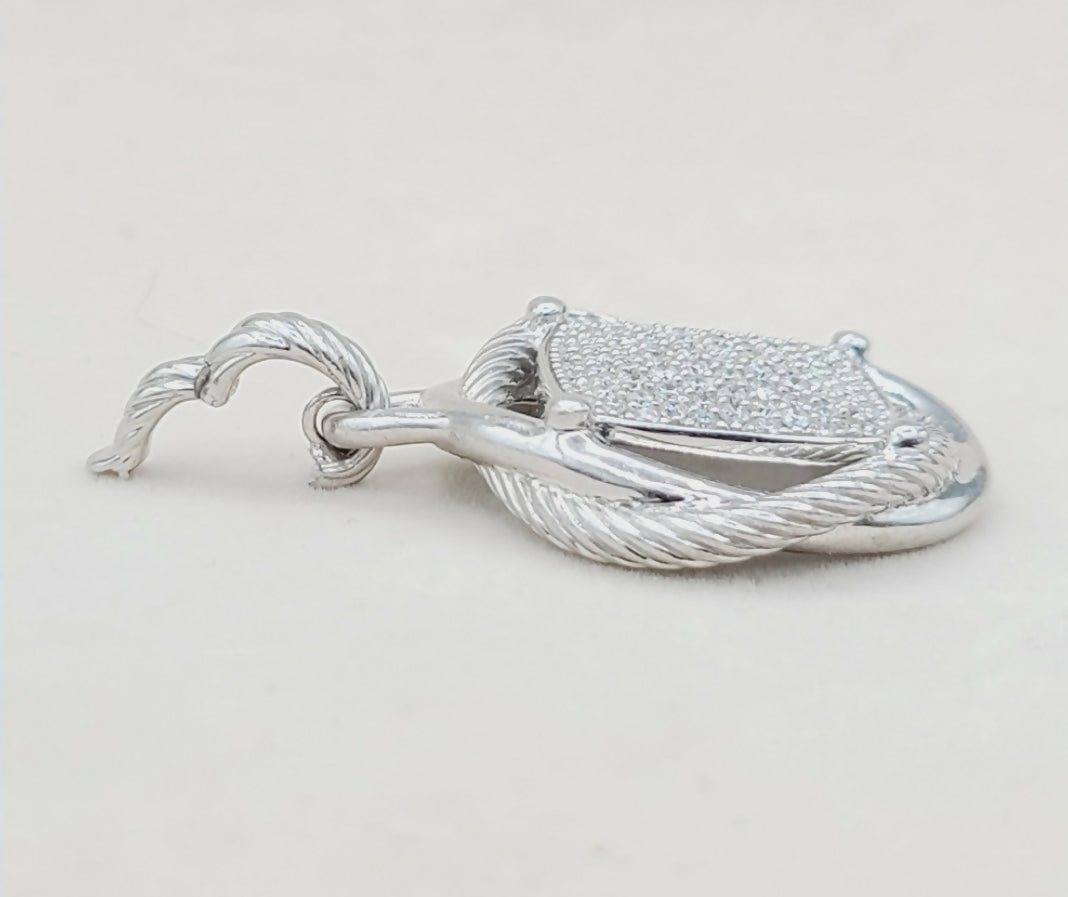    David Yurman Infinity Pendant Large with Diamonds