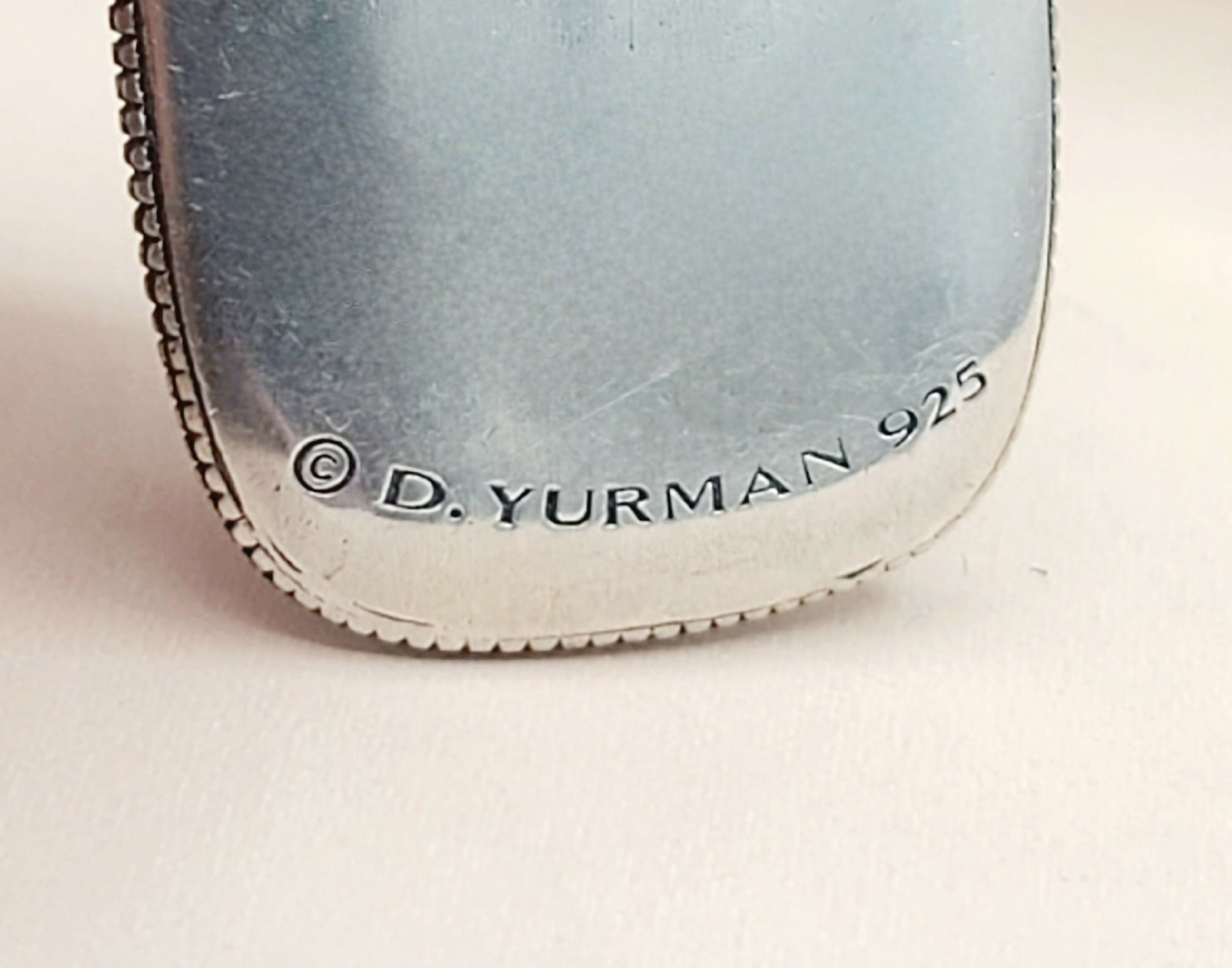    David Yurman Large Sky Pendant Tablet in Sterling Silver