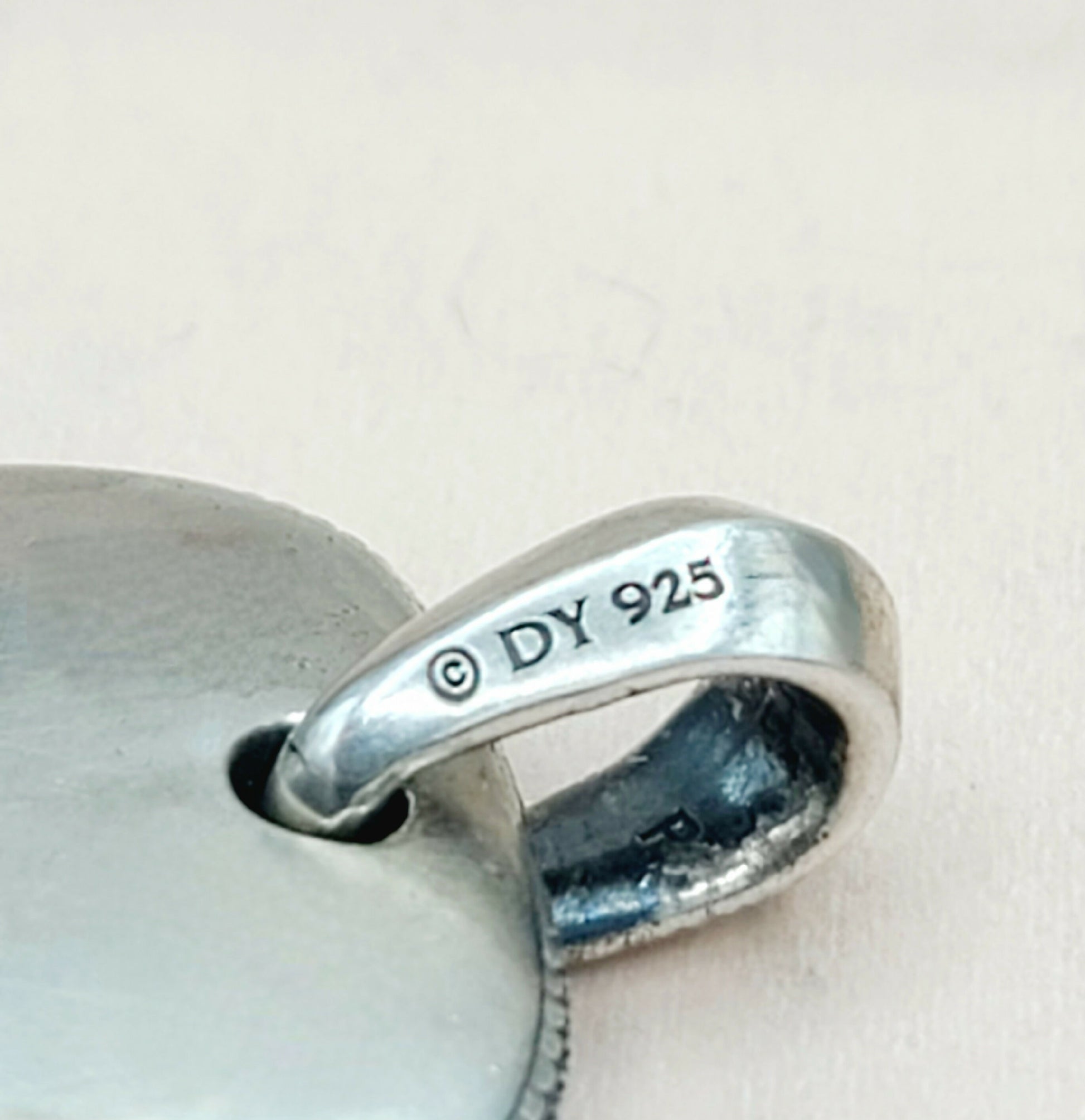    David Yurman Large Sky Pendant Tablet in Sterling Silver