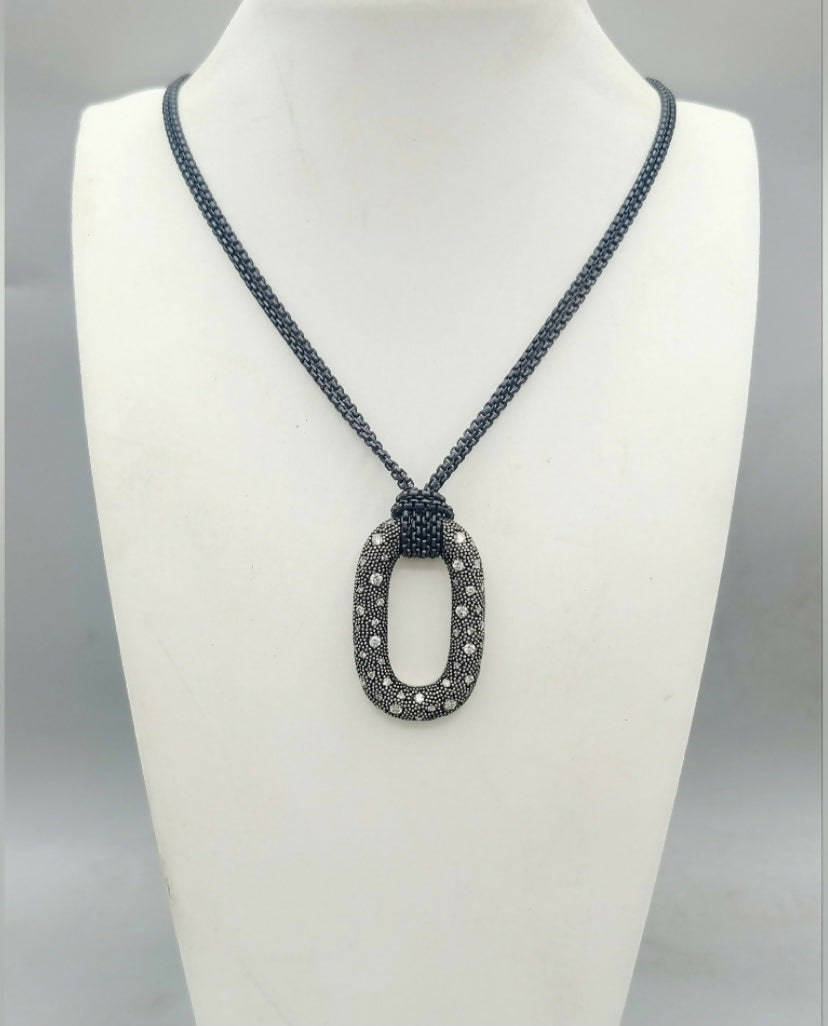   David Yurman Midnight Melange Pendant – Diamonds