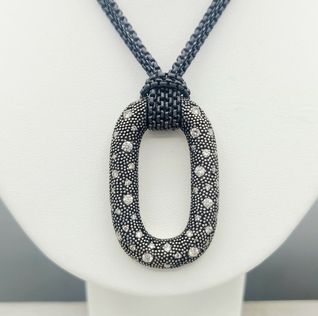    David Yurman Midnight Melange Pendant – Diamonds