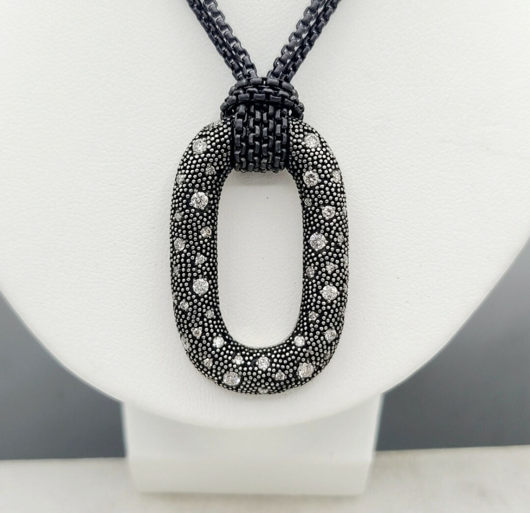    David Yurman Midnight Melange Pendant – Diamonds