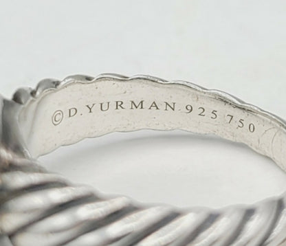    David Yurman Noblesse Ring With Diamonds & Gold