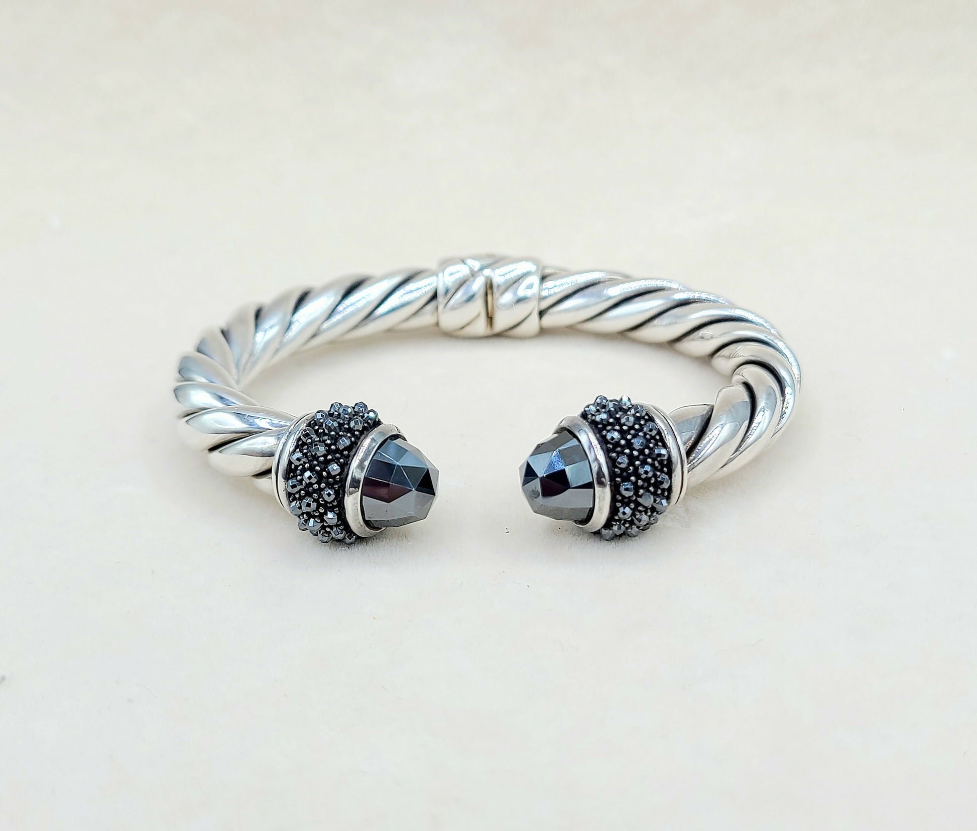    David Yurman Osetra Berries Bracelet Hematite