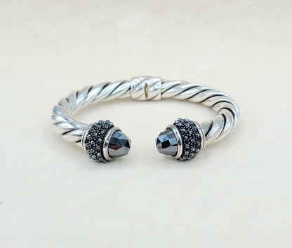    David Yurman Osetra Berries Bracelet Hematite
