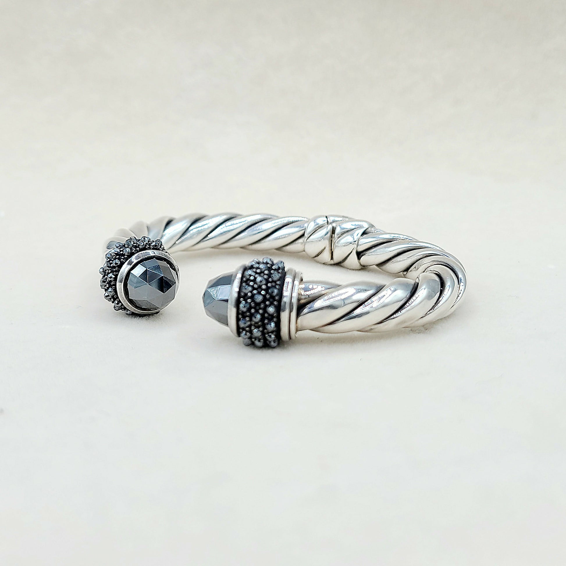    David Yurman Osetra Berries Bracelet Hematite