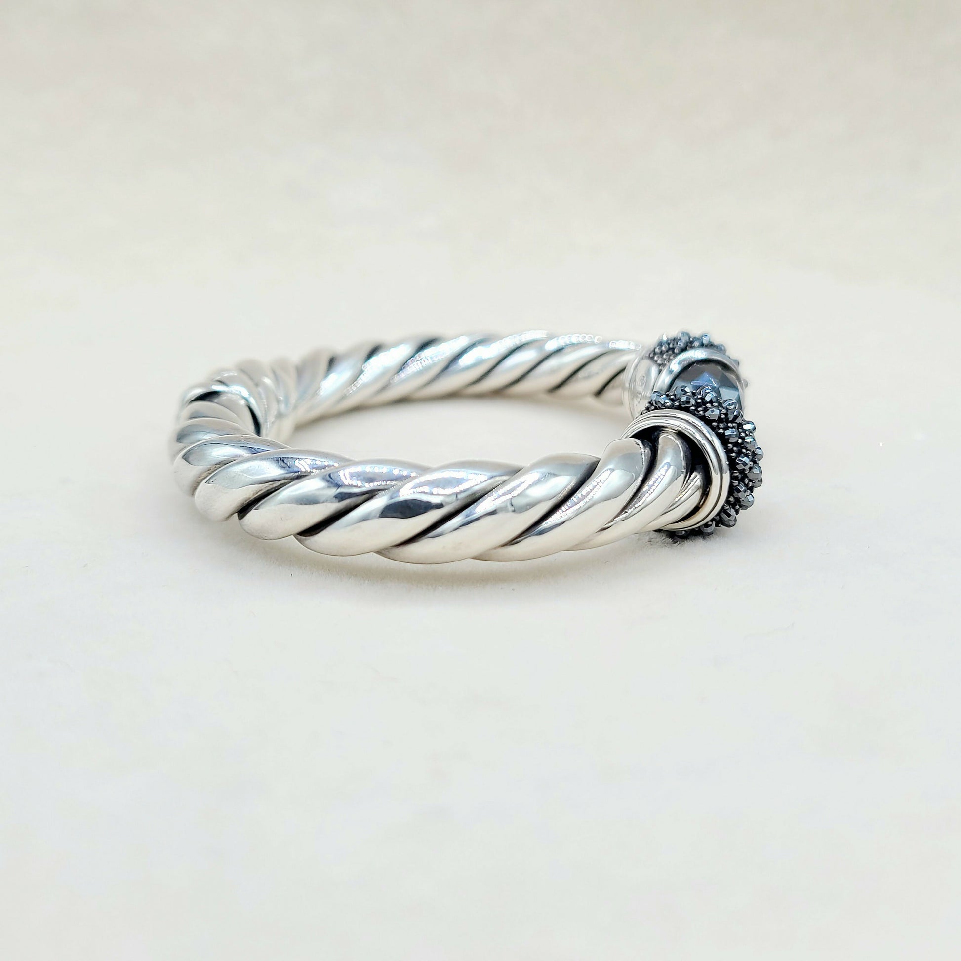    David Yurman Osetra Berries Bracelet Hematite