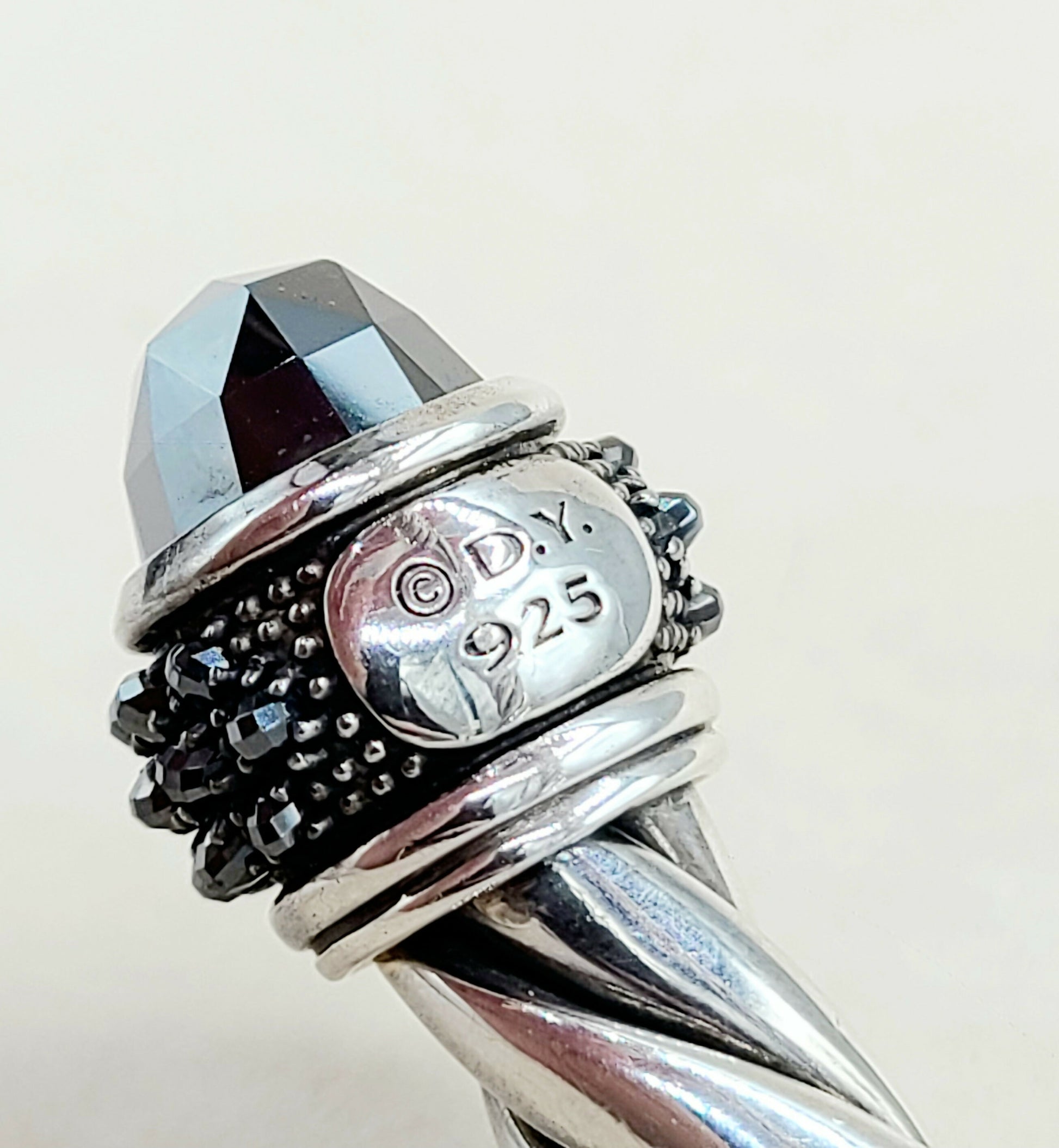    David Yurman Osetra Berries Bracelet Hematite