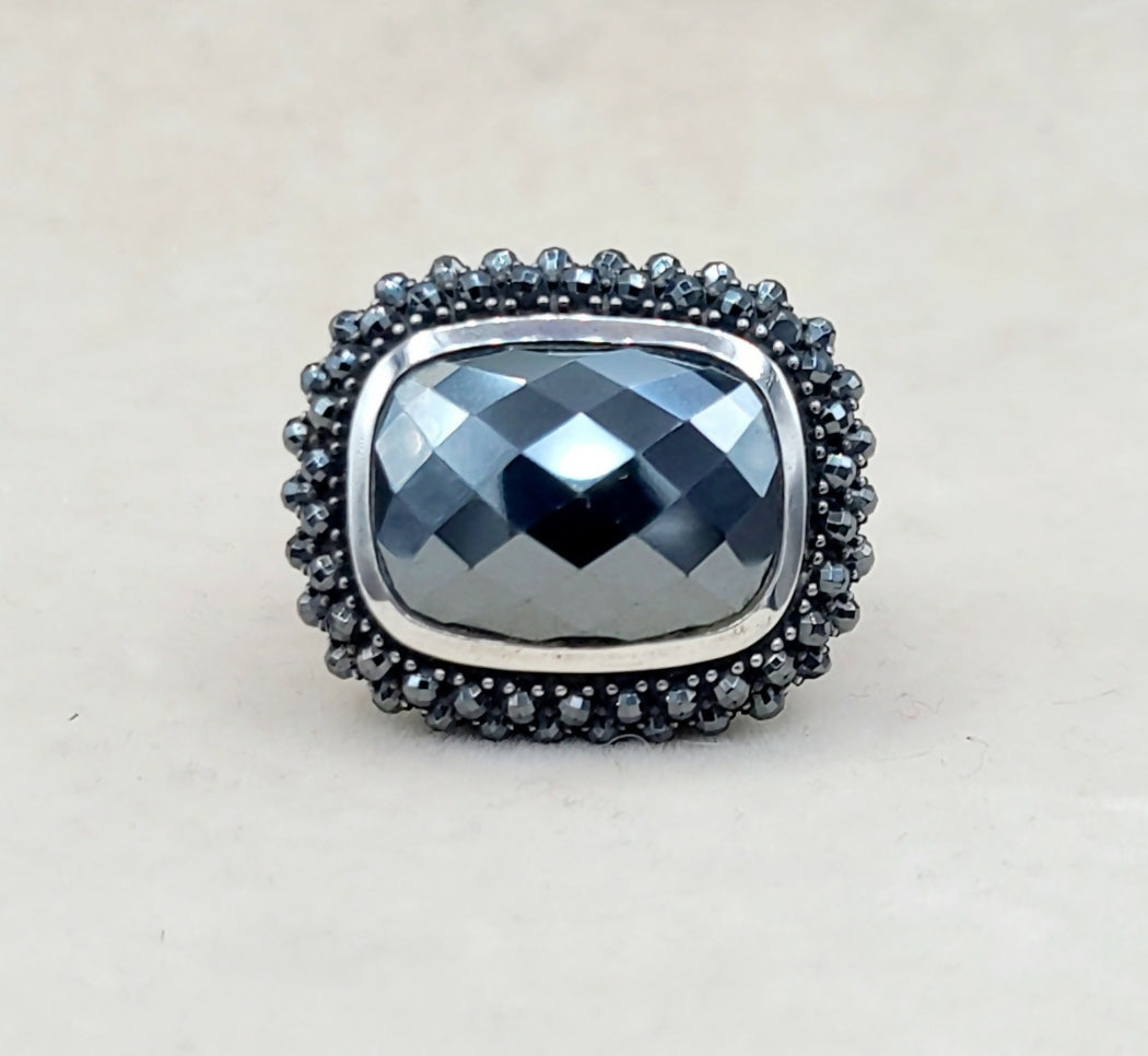    David Yurman-Osetra-Berries Ring-With-Hematite-