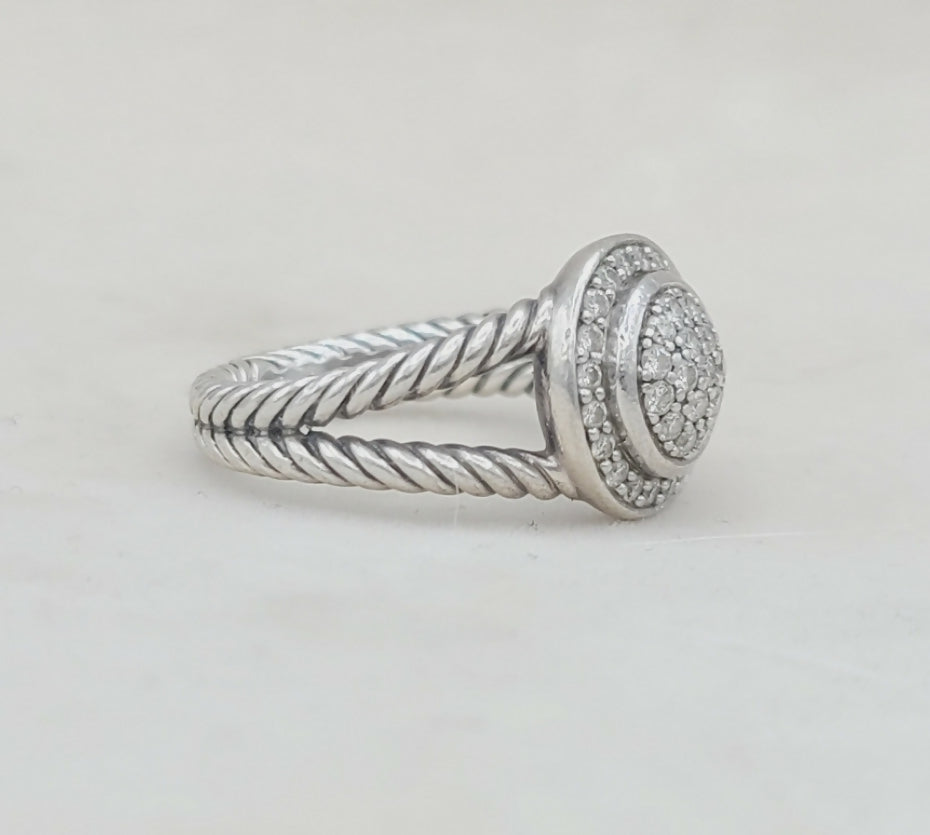    David Yurman Petite Cerise Diamond Ring
