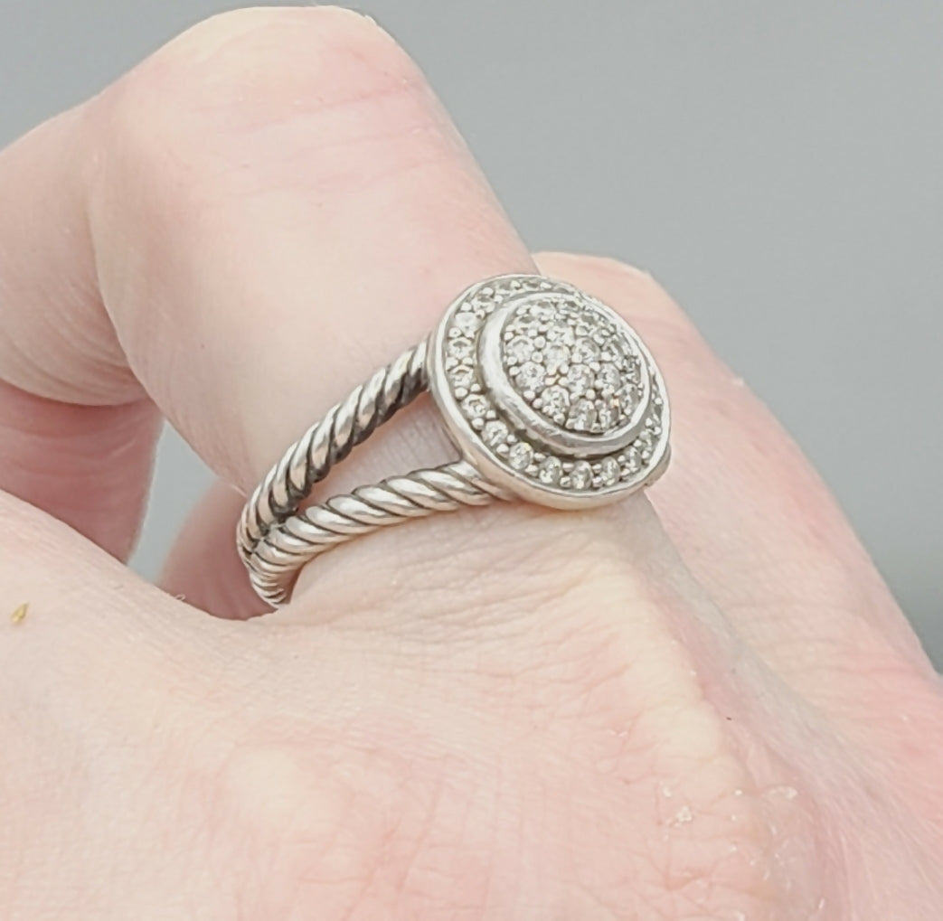    David Yurman Petite Cerise Diamond Ring