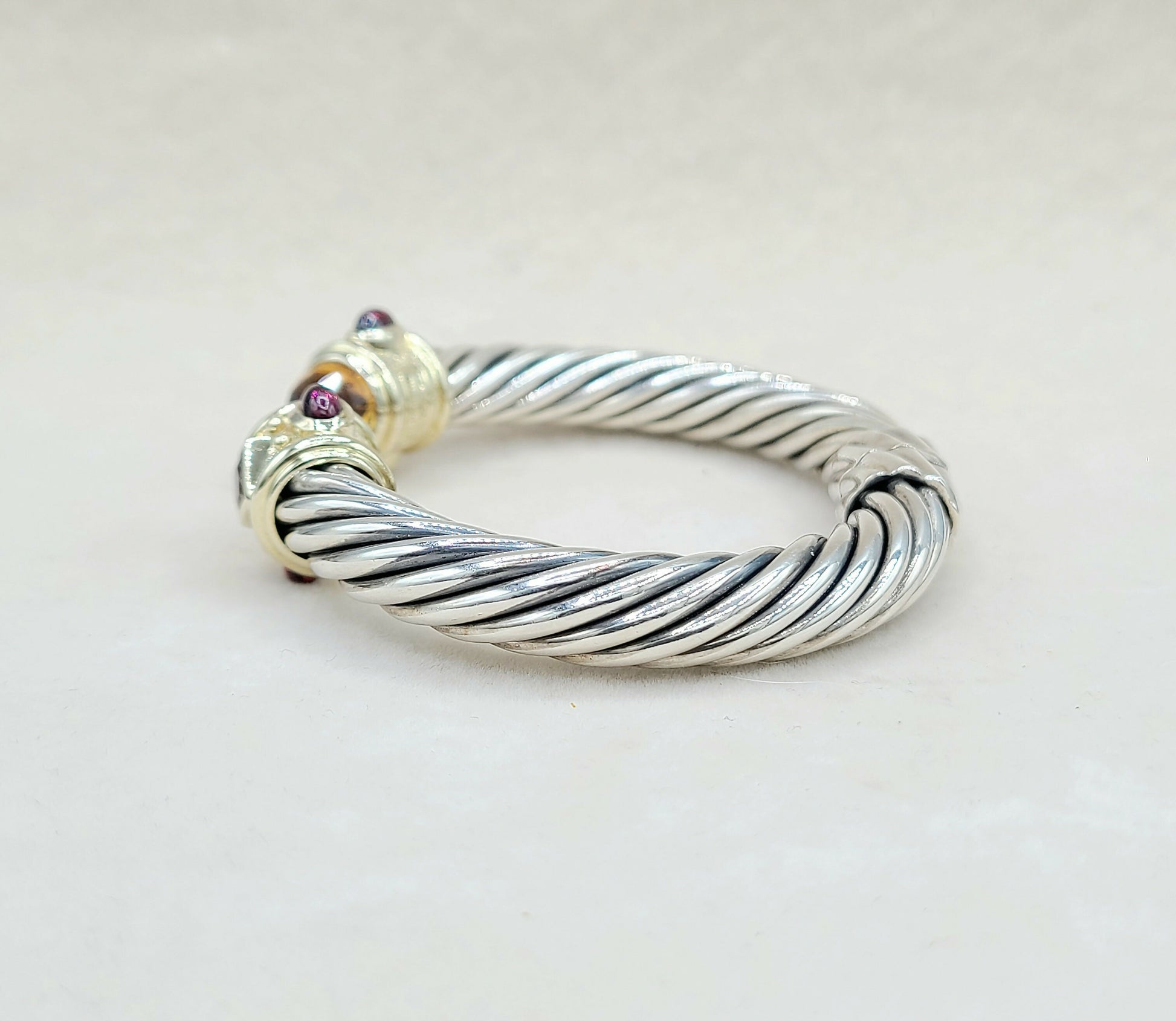    David Yurman Renaissance Bracelet 10mm Citrine & Iolite