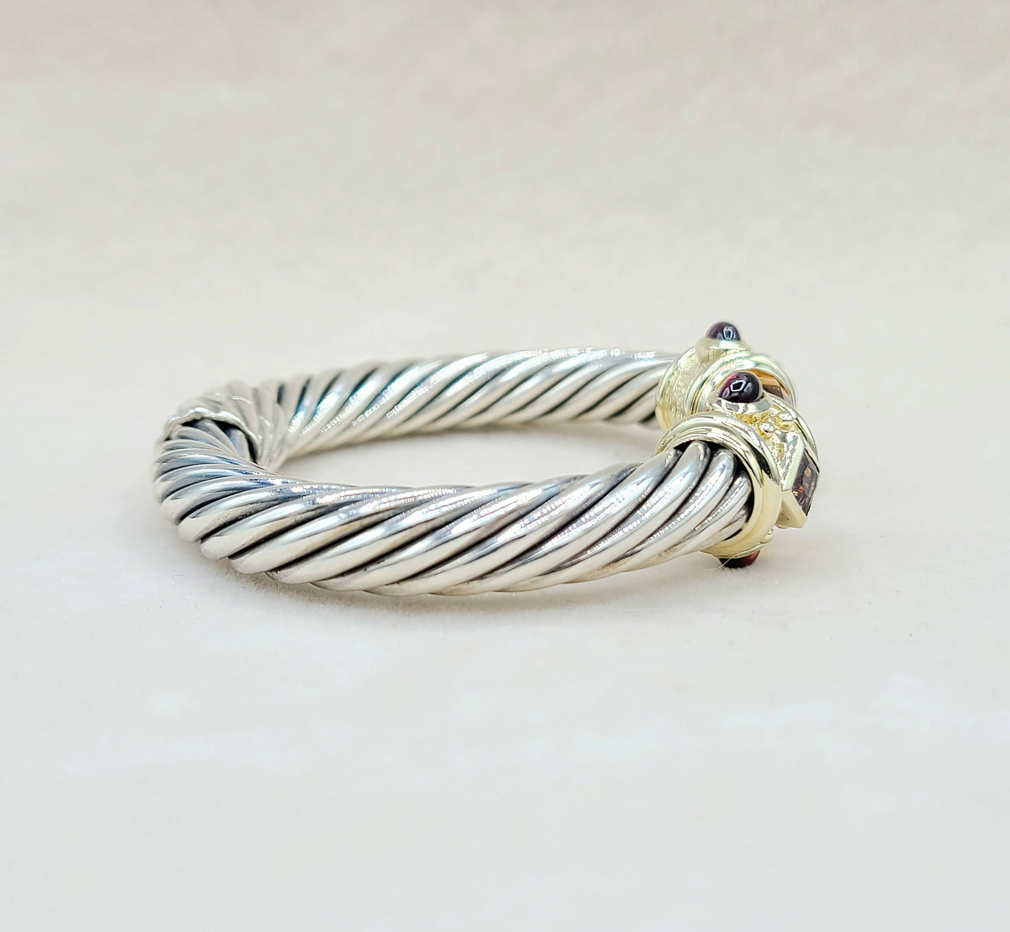    David Yurman Renaissance Bracelet 10mm Citrine & Iolite