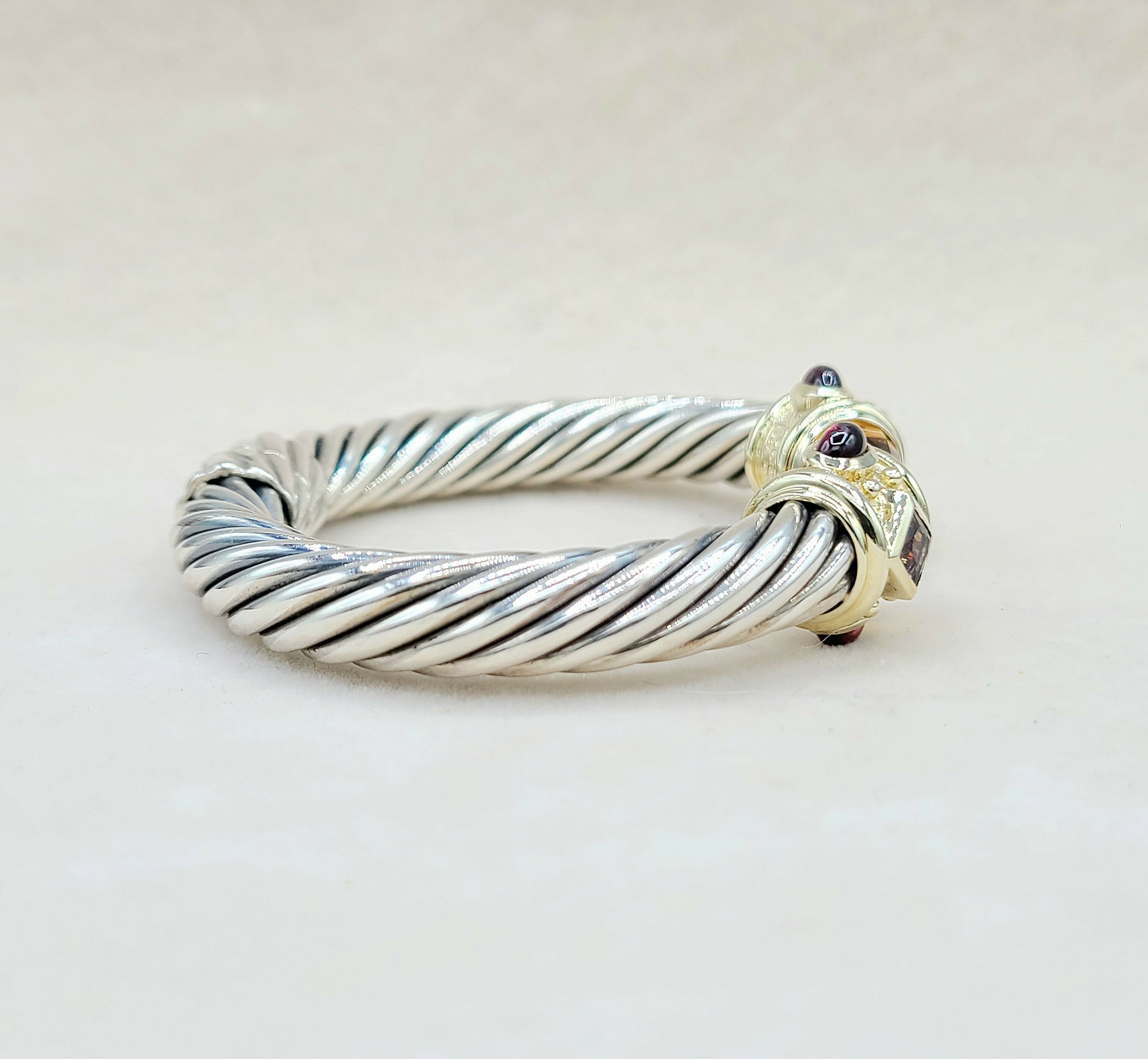    David Yurman Renaissance Bracelet 10mm Citrine & Iolite