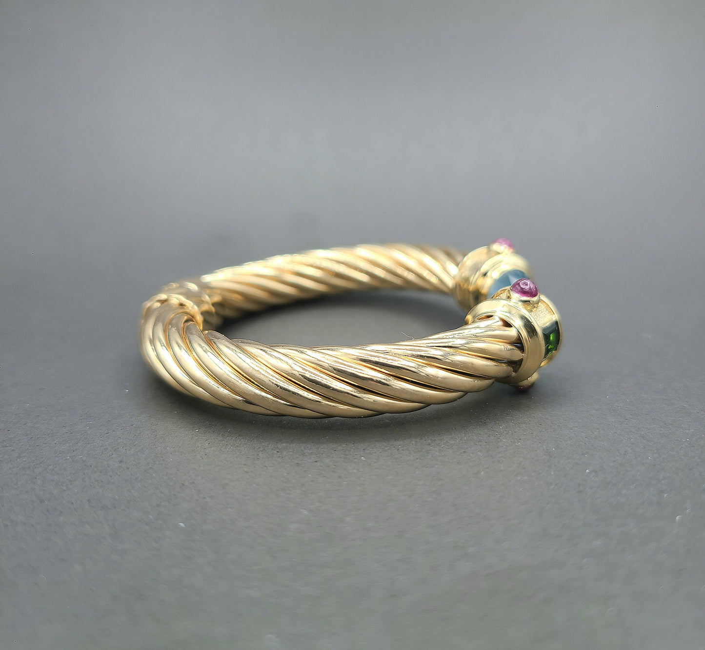    David Yurman Renaissance Bracelet 10mm Topaz & Tourmaline