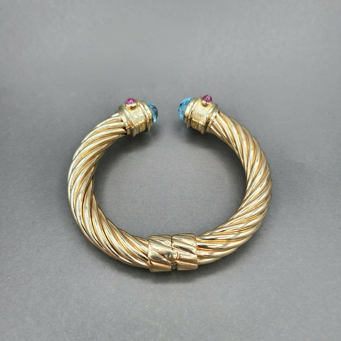    David Yurman Renaissance Bracelet 10mm Topaz & Tourmaline