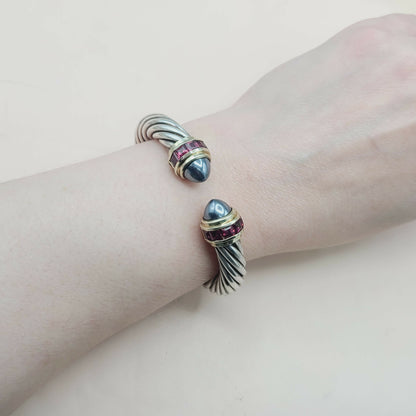    David Yurman Renaissance Bracelet 10mm with Hematite