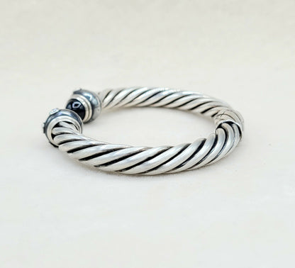    David Yurman Renaissance Bracelet Black Onyx & Diamonds