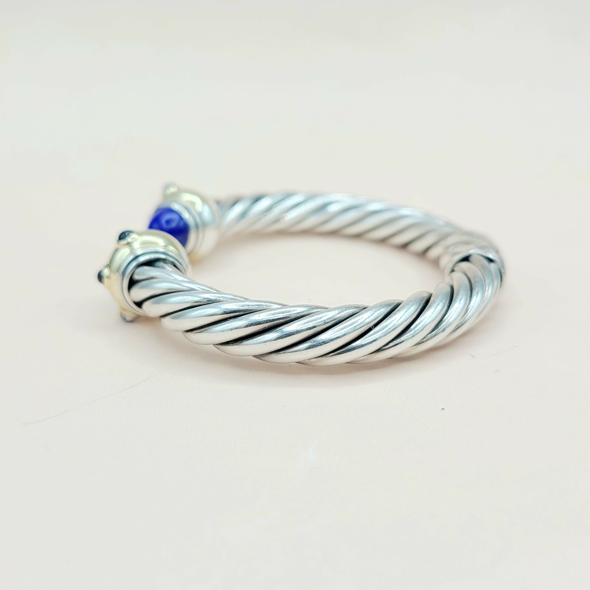    David Yurman Renaissance Bracelet Lapis, Iolite & Gold
