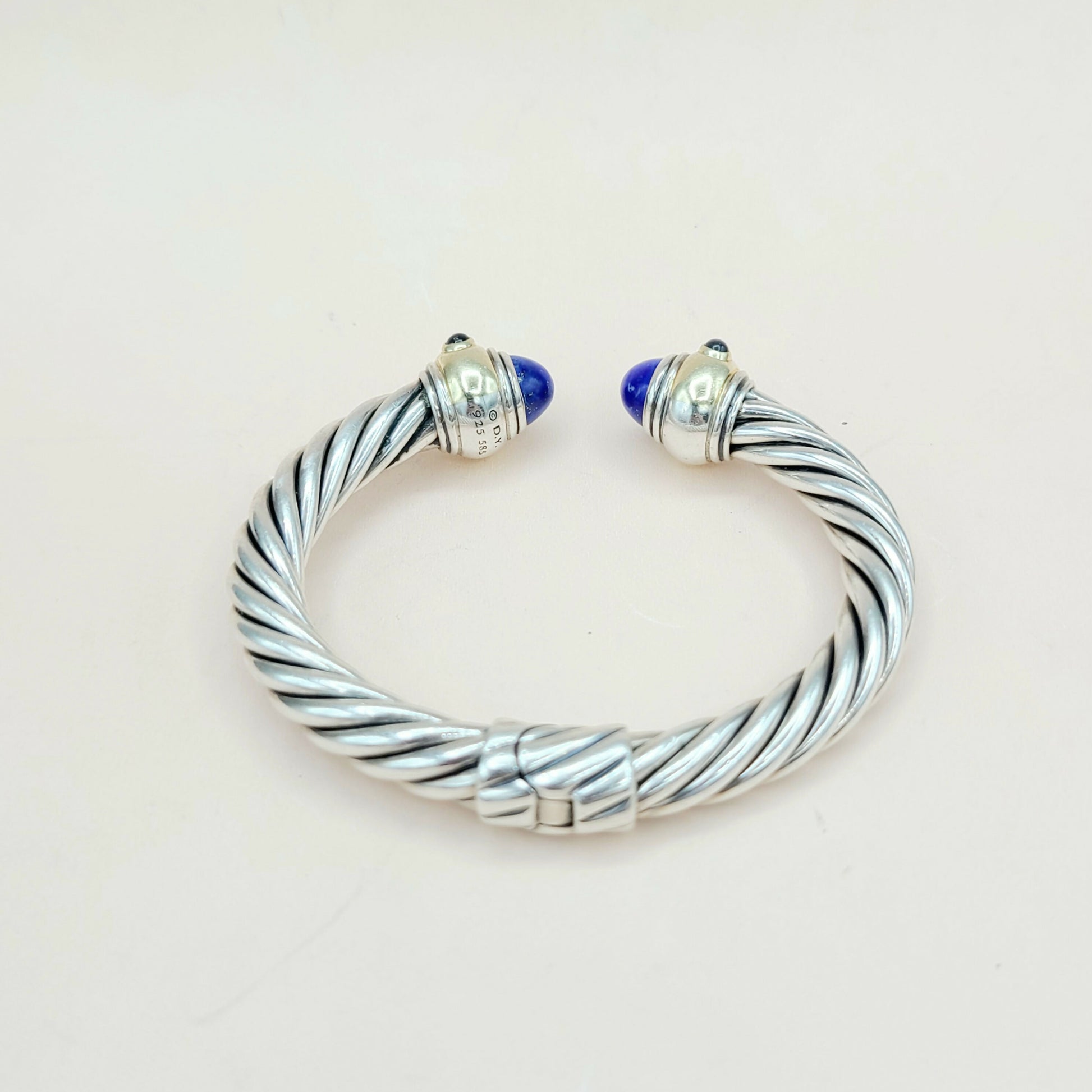    David Yurman Renaissance Bracelet Lapis, Iolite & Gold