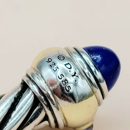    David Yurman Renaissance Bracelet Lapis, Iolite & Gold