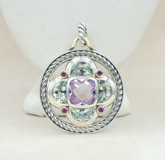    David Yurman Renaissance Half Moon Pendant – Oversized