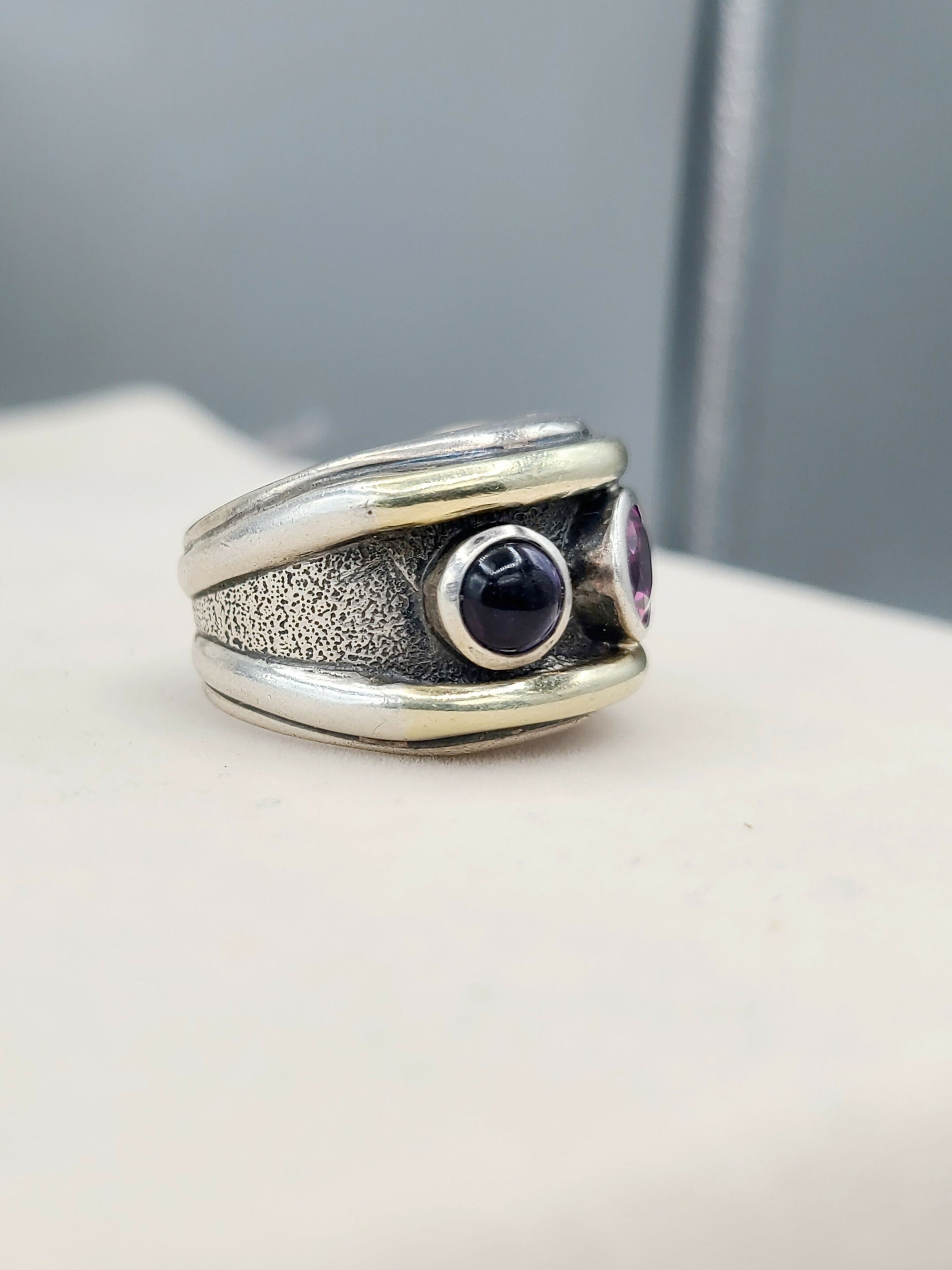    David Yurman Renaissance Ring Pink Tourmaline & Iolite