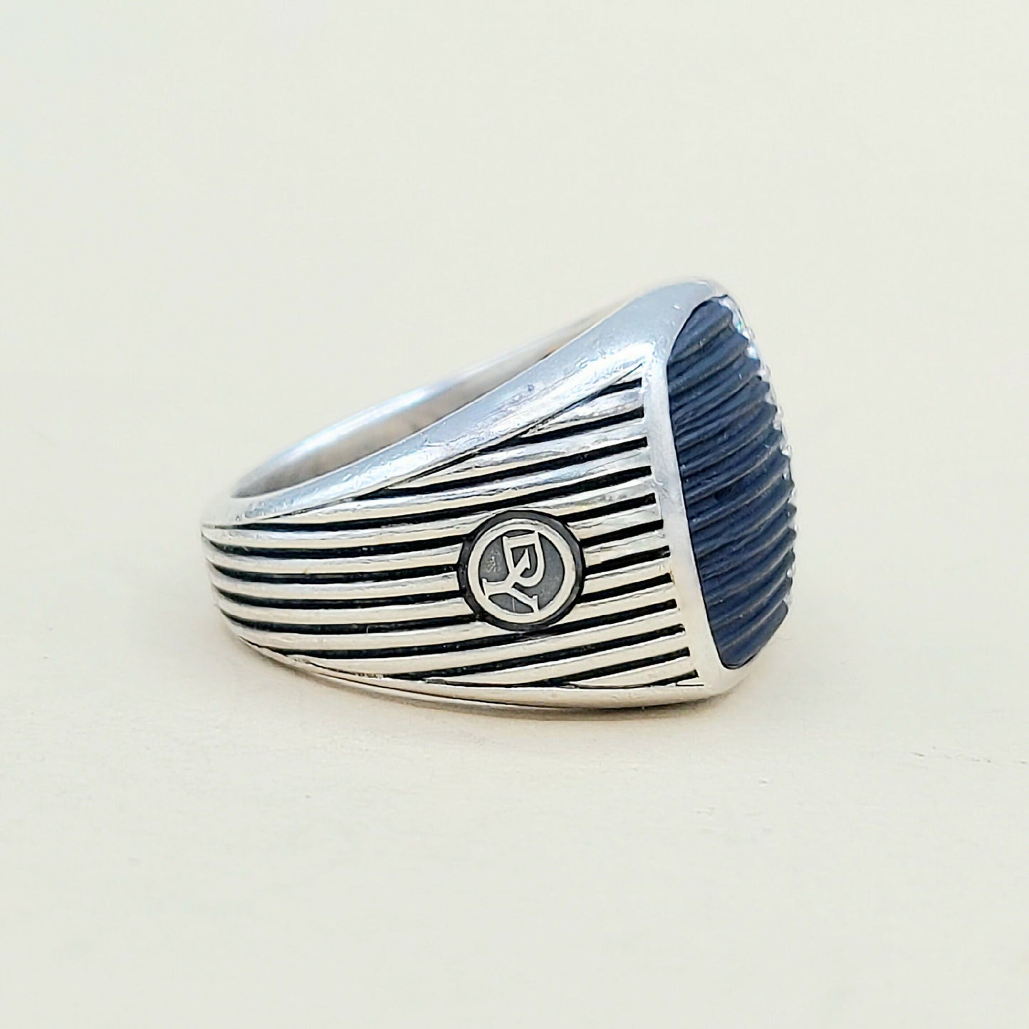    David Yurman Royal Cord Ring Onyx & Diamond