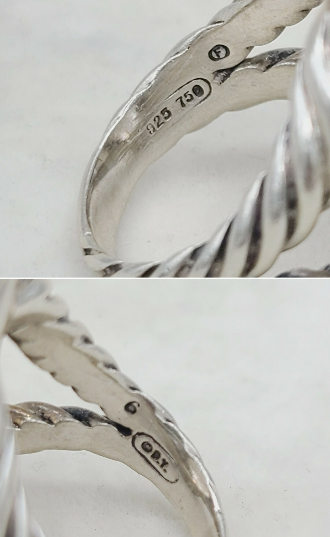    David Yurman Signature Oval Ring – Smoky Quartz & Gold
