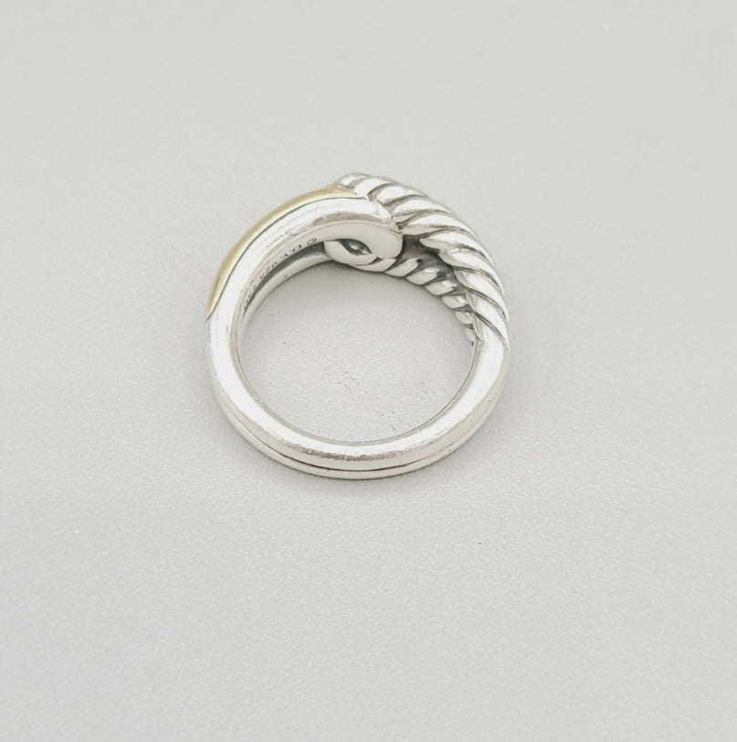    David Yurman Single-Loop Labyrinth Ring