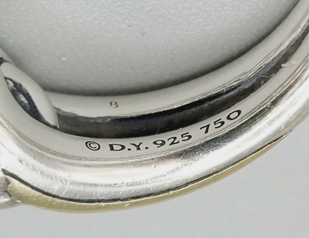    David Yurman Single-Loop Labyrinth Ring