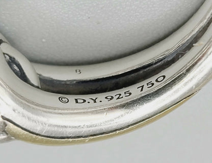    David Yurman Single-Loop Labyrinth Ring