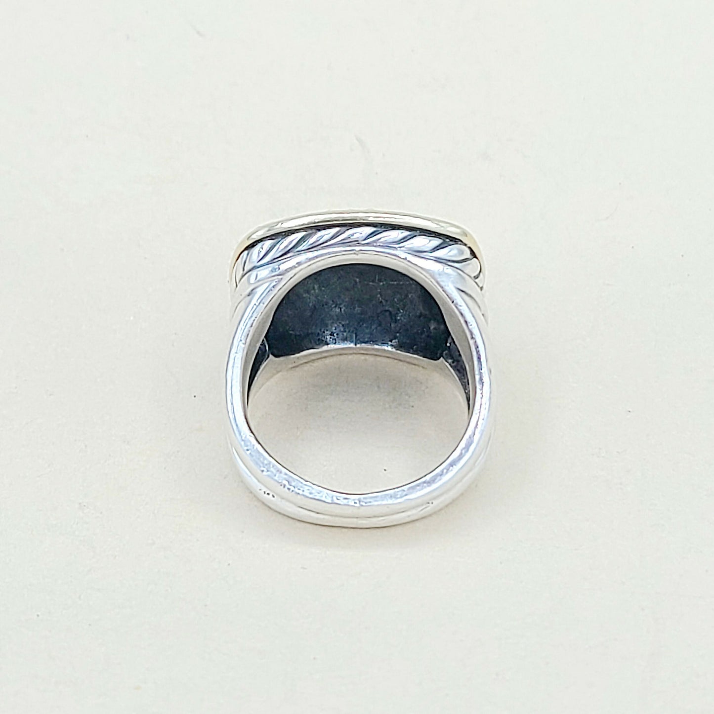    David Yurman Thoroughbred Albion Sculpted Diamond Ring