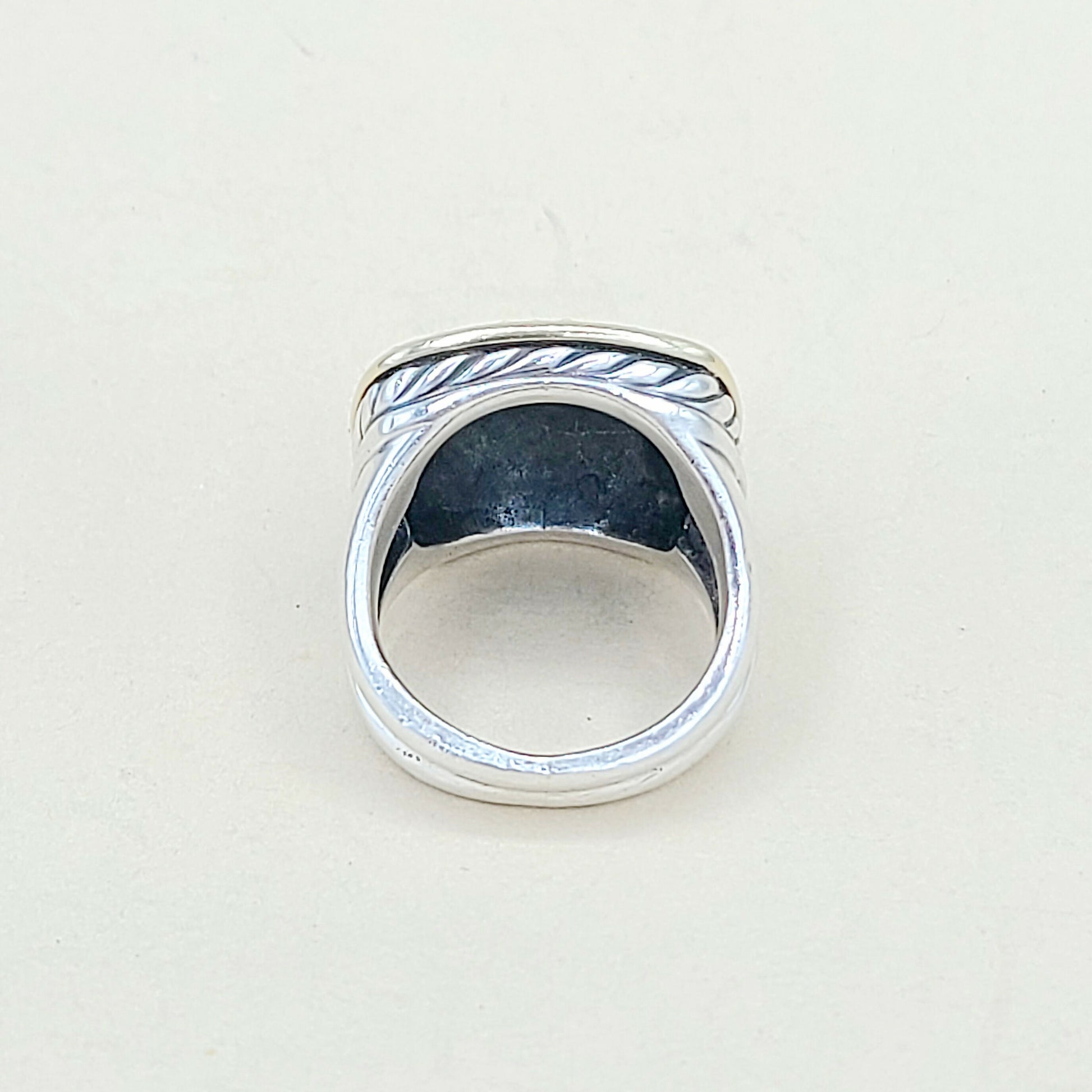    David Yurman Thoroughbred Albion Sculpted Diamond Ring