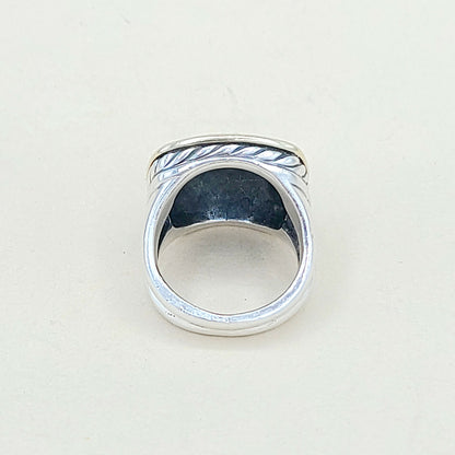    David Yurman Thoroughbred Albion Sculpted Diamond Ring