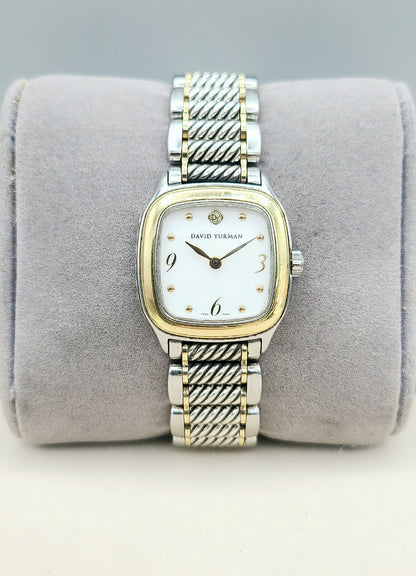    David Yurman Thoroughbred Watch 25mm with Gold
