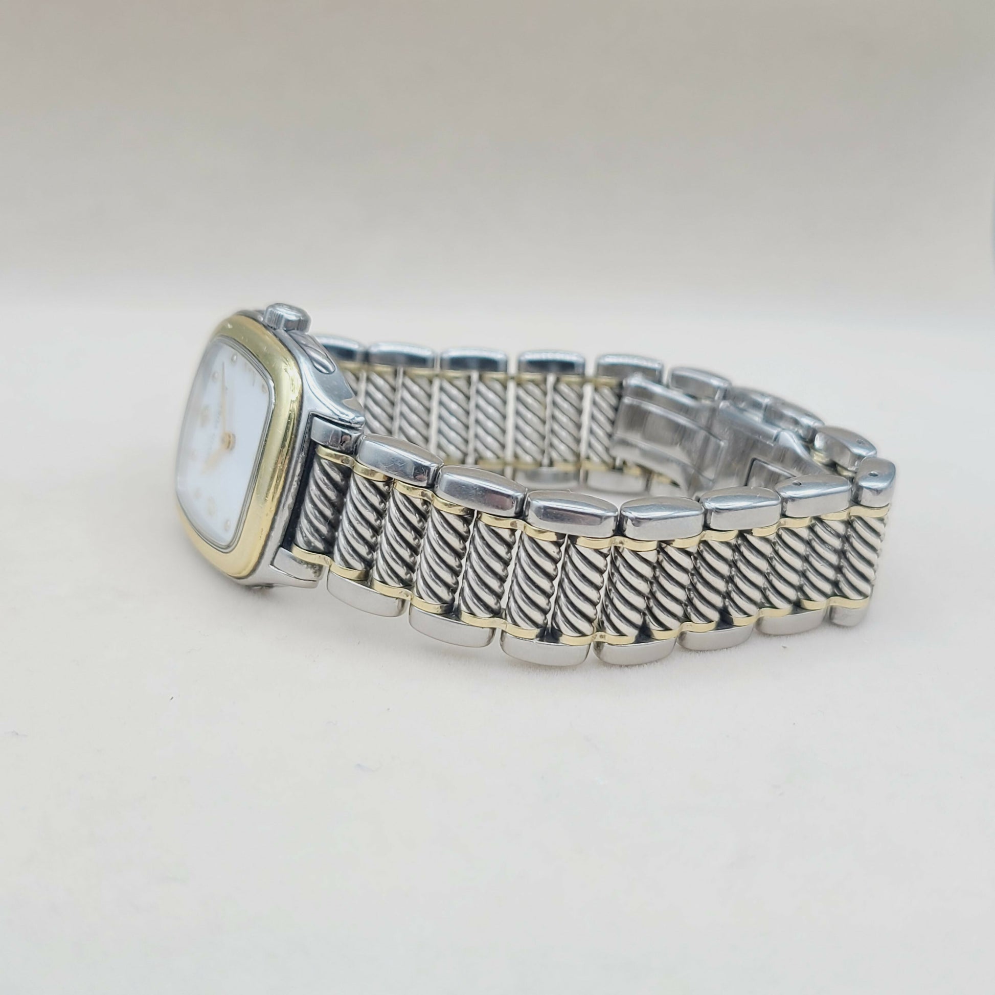    David Yurman Thoroughbred Watch 25mm with Gold
