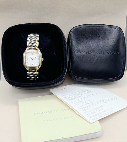    David Yurman Thoroughbred Watch 25mm with Gold