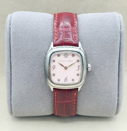    David Yurman Thoroughbred Watch Pink Sapphire