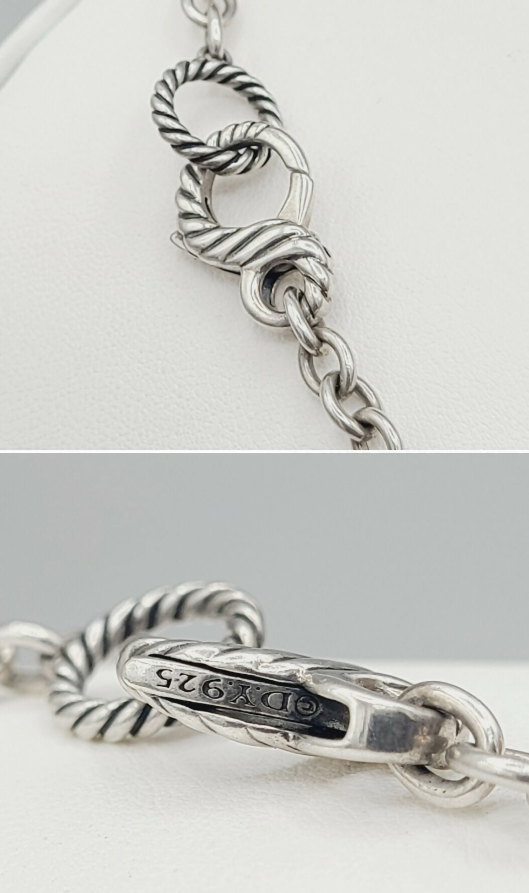    David Yurman Tweejoux Necklace – Amethyst & Rose Quartz
