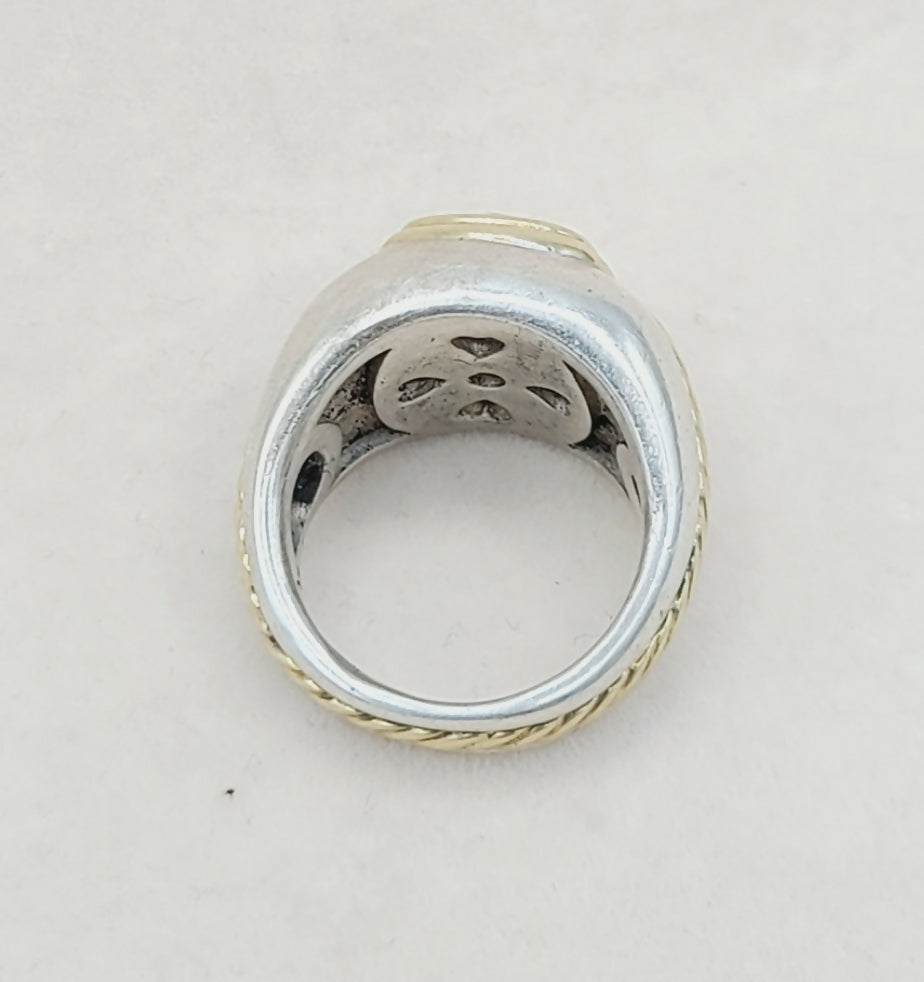    David Yurman Vintage Renaissance Citrine Ring
