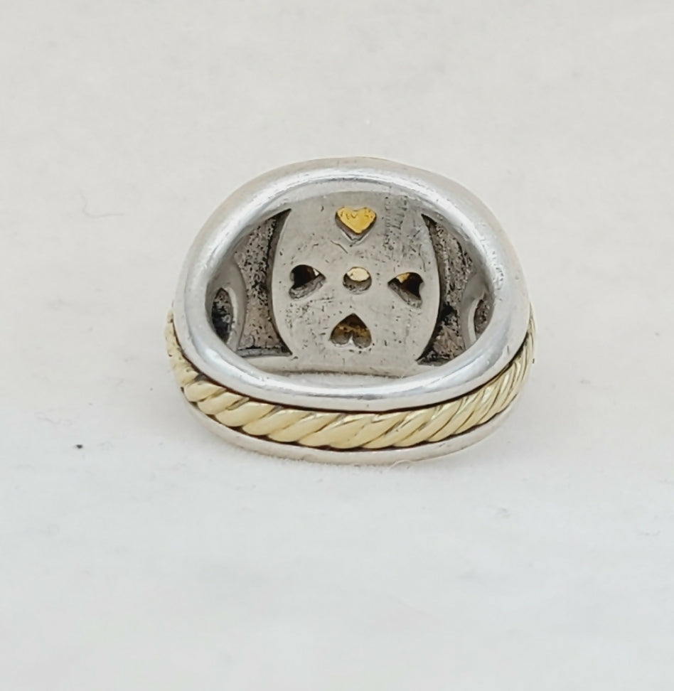    David Yurman Vintage Renaissance Citrine Ring